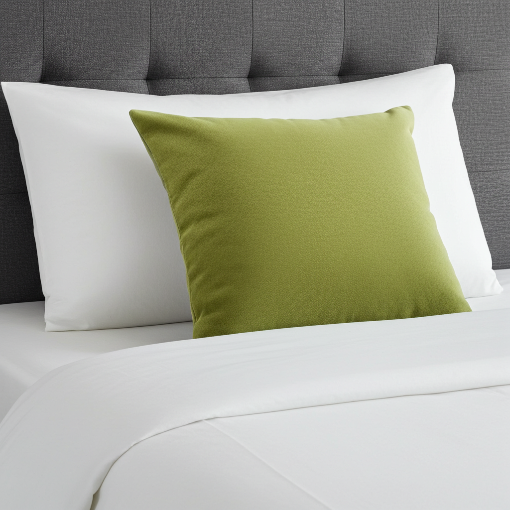 Pistachio Love Green Handmade Luxury Pillow