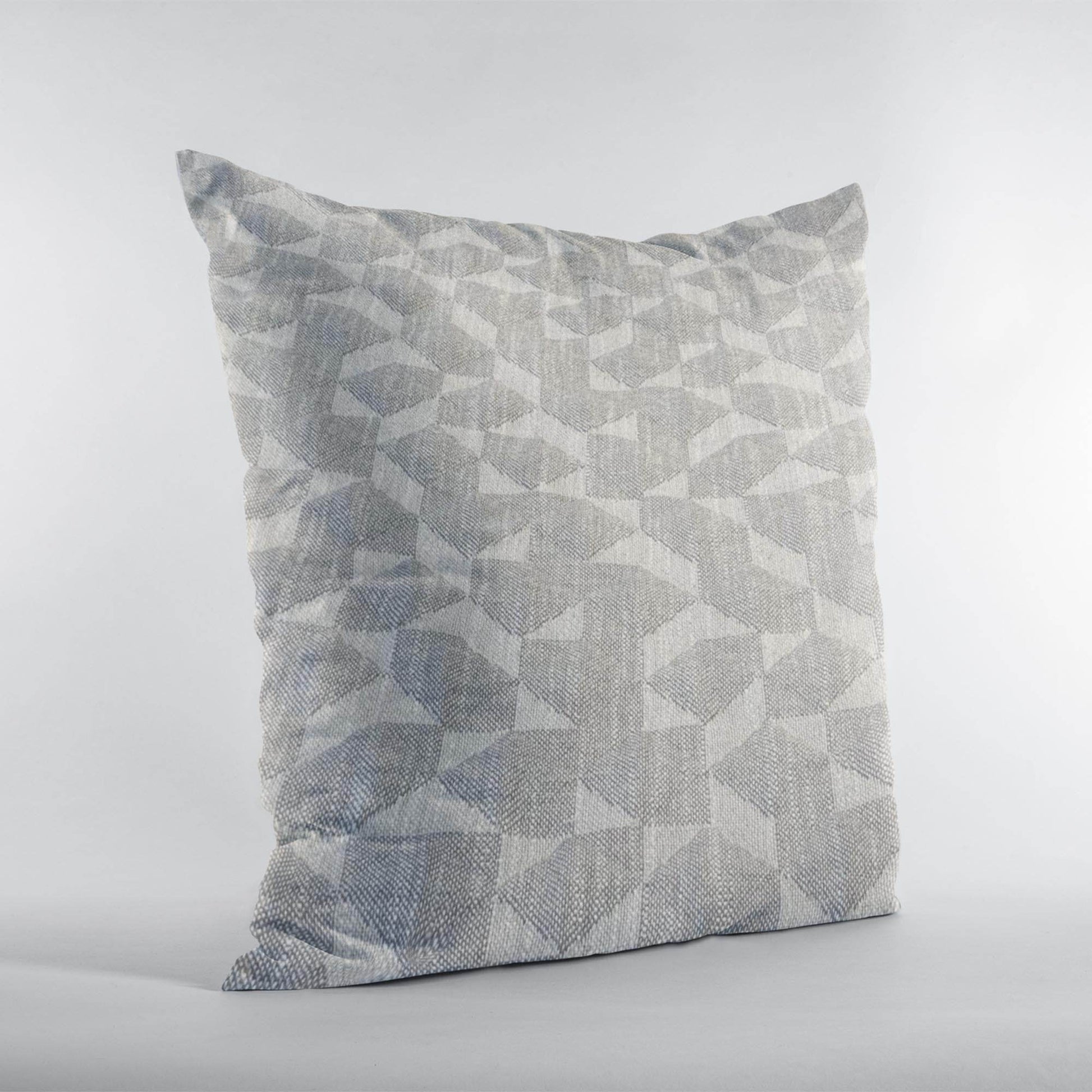 Plutus Gray Beige Sable Sand Dune Diamonds Luxury Throw Pillow - Plutus Brands