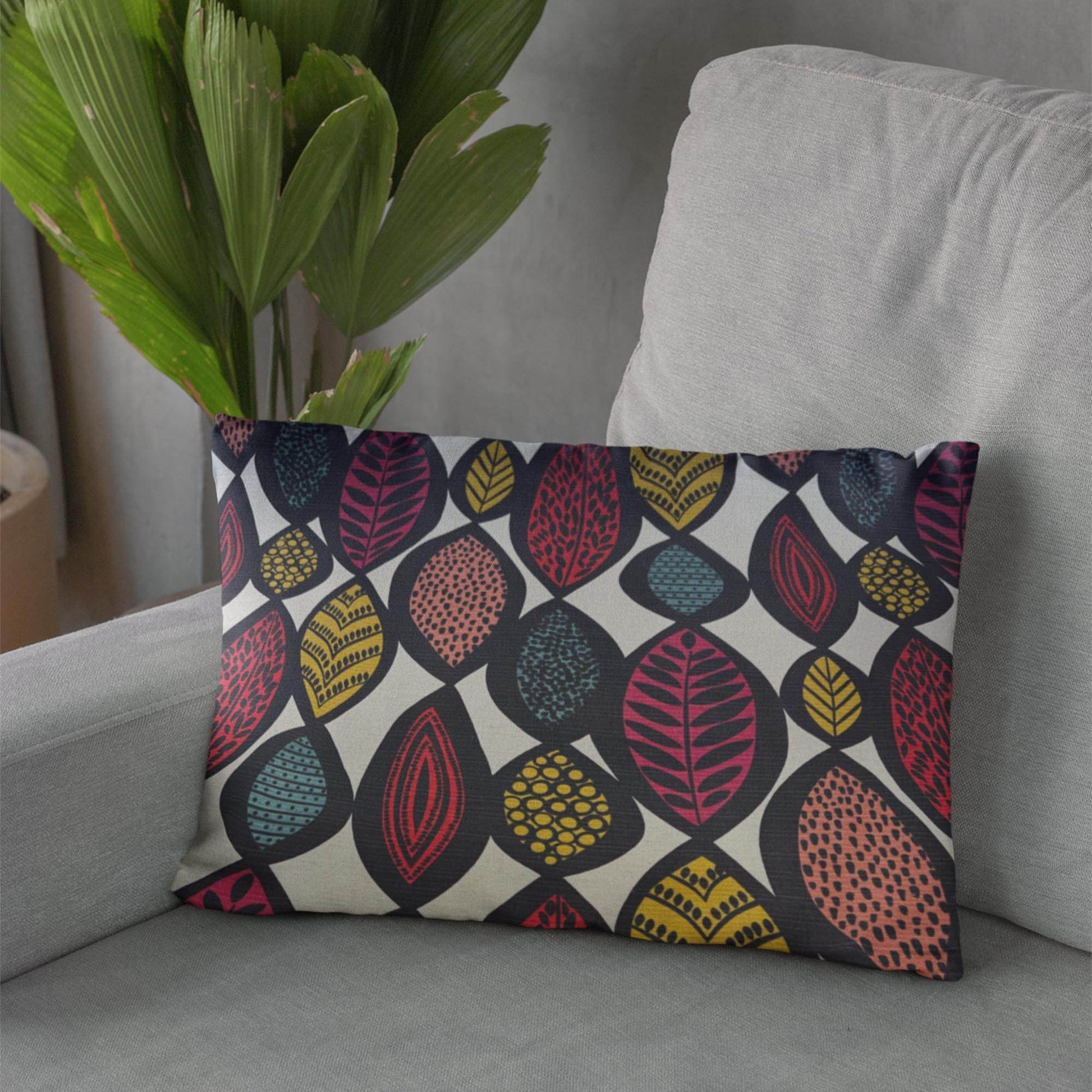 Plutus Multicolor Autumn Breeze Floral Luxury Throw Pillow - Plutus Brands