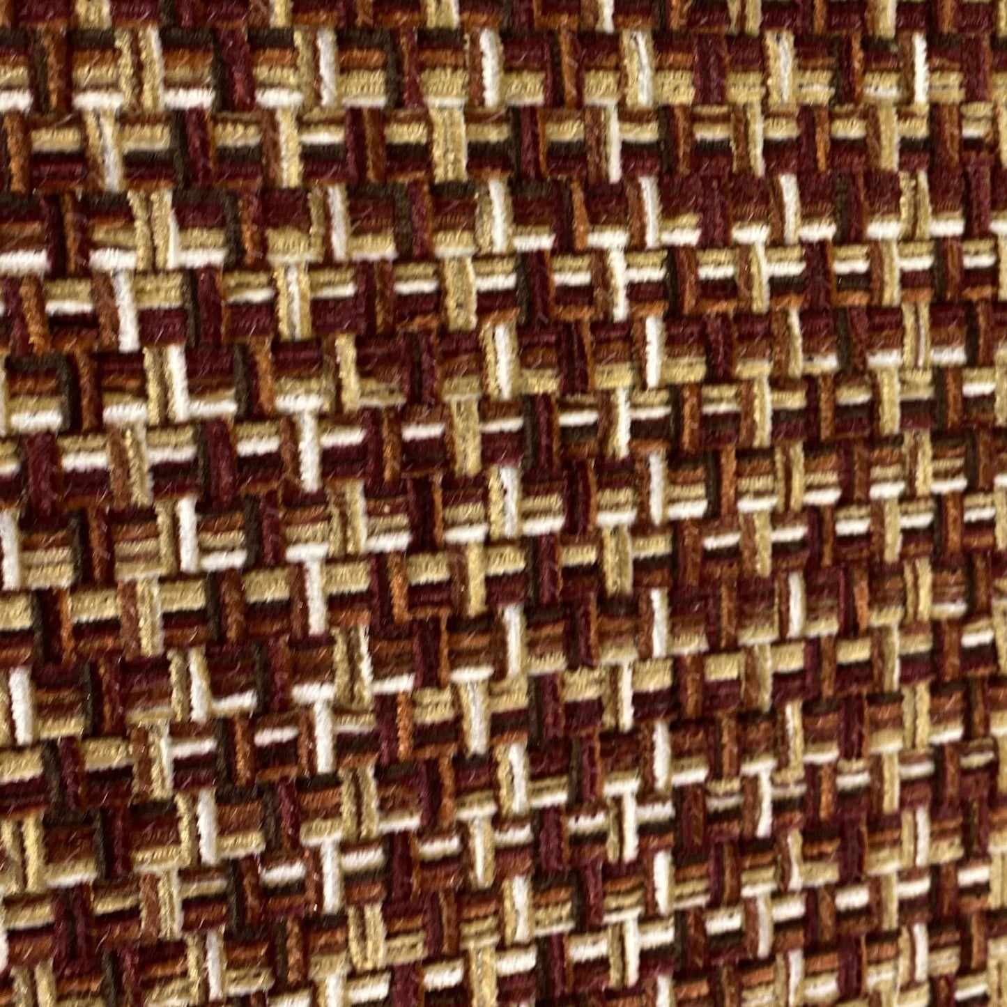Plutus Brown Beige Earthy Houndstooth Houndstooth Luxury Throw Pillow
