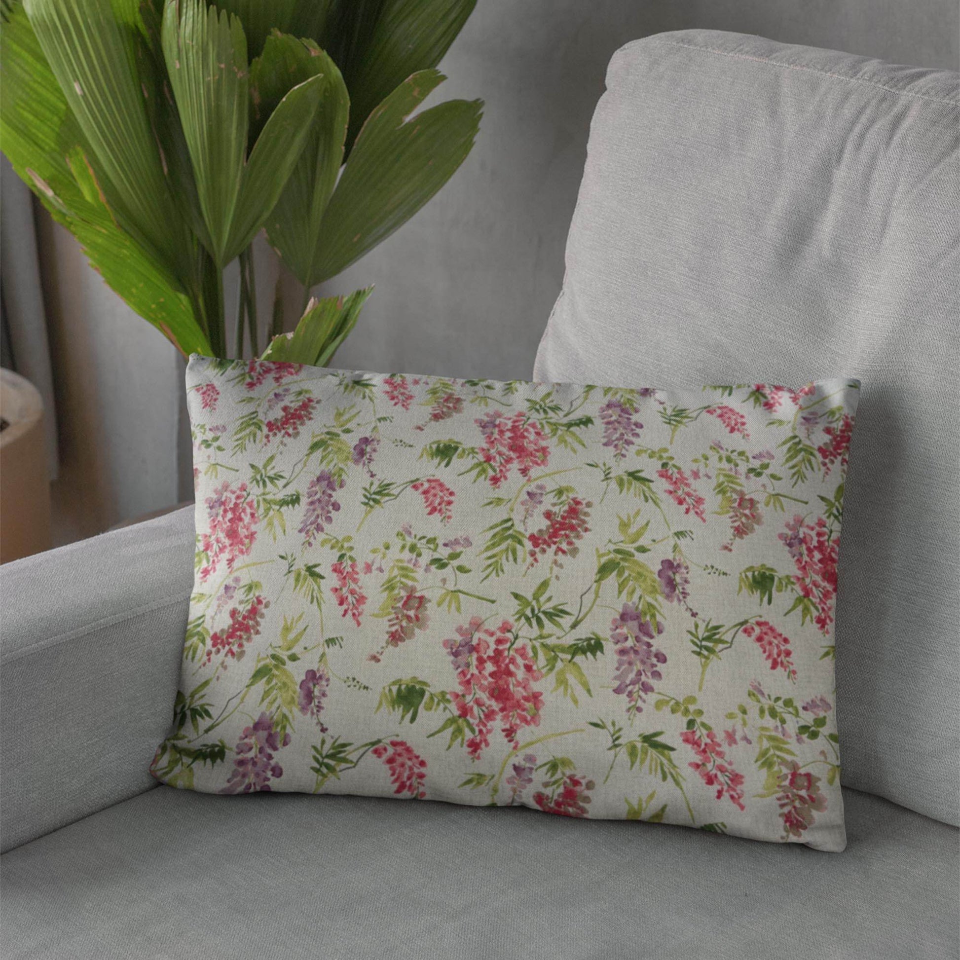 Plutus Multicolor Garden Fiesta Floral Luxury Throw Pillow - Plutus Brands
