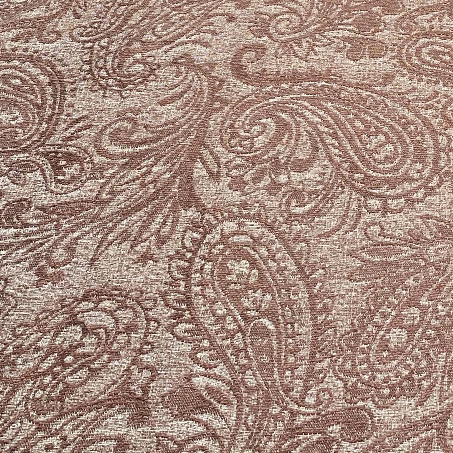 Plutus Terracotta Rustic Paisley Paisley Luxury Throw Pillow
