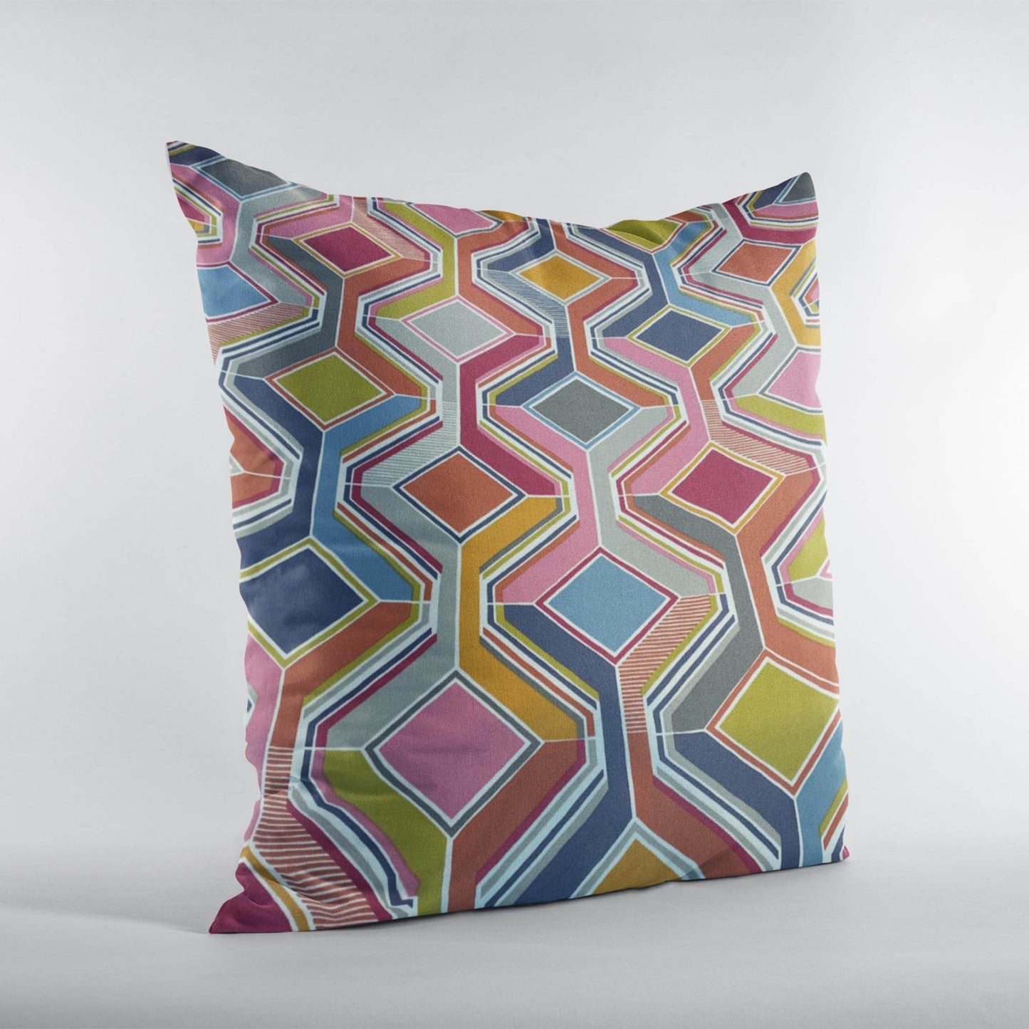 Plutus Multicolor LuxGem Diamonds Luxury Throw Pillow - Plutus Brands