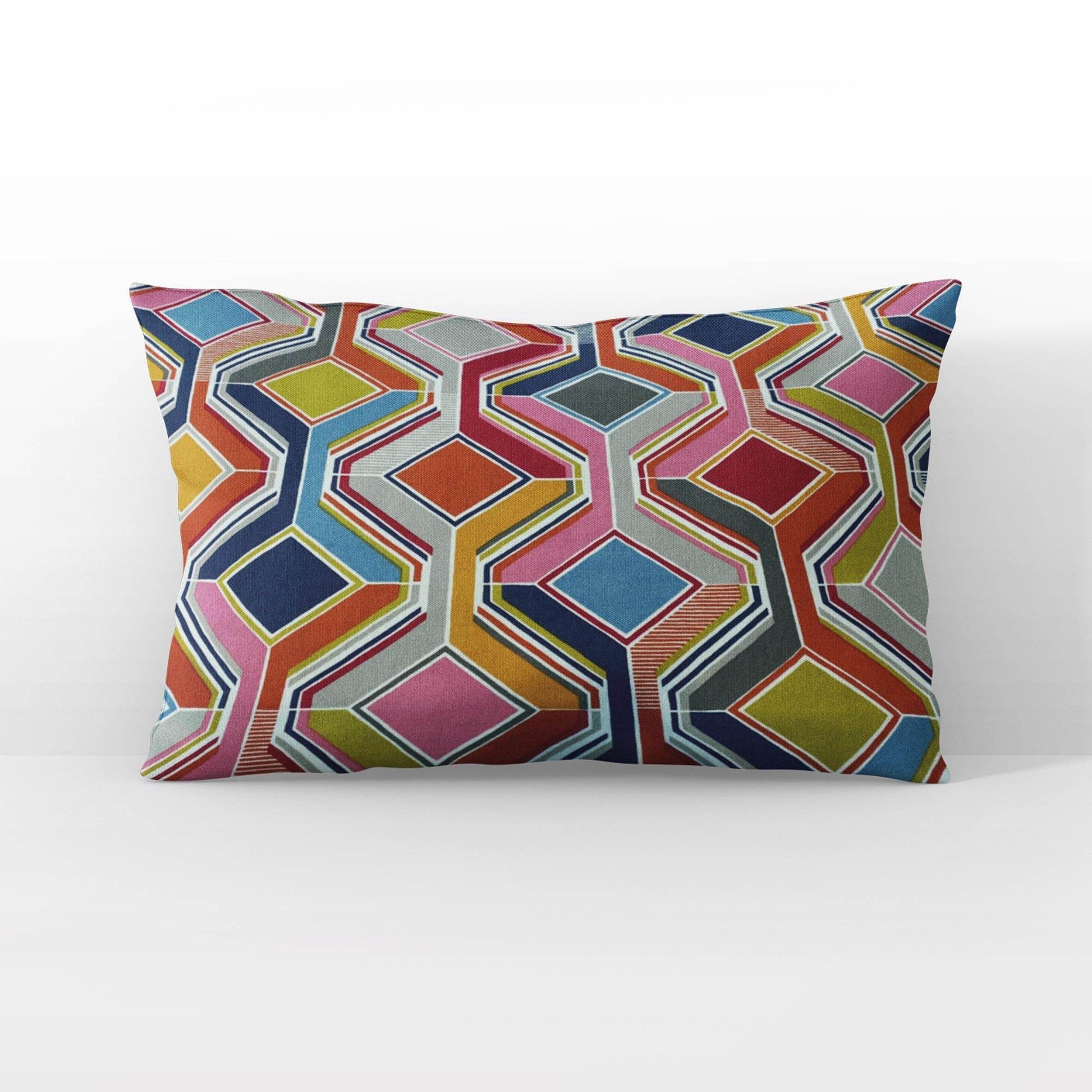 Plutus Multicolor LuxGem Diamonds Luxury Throw Pillow - Plutus Brands