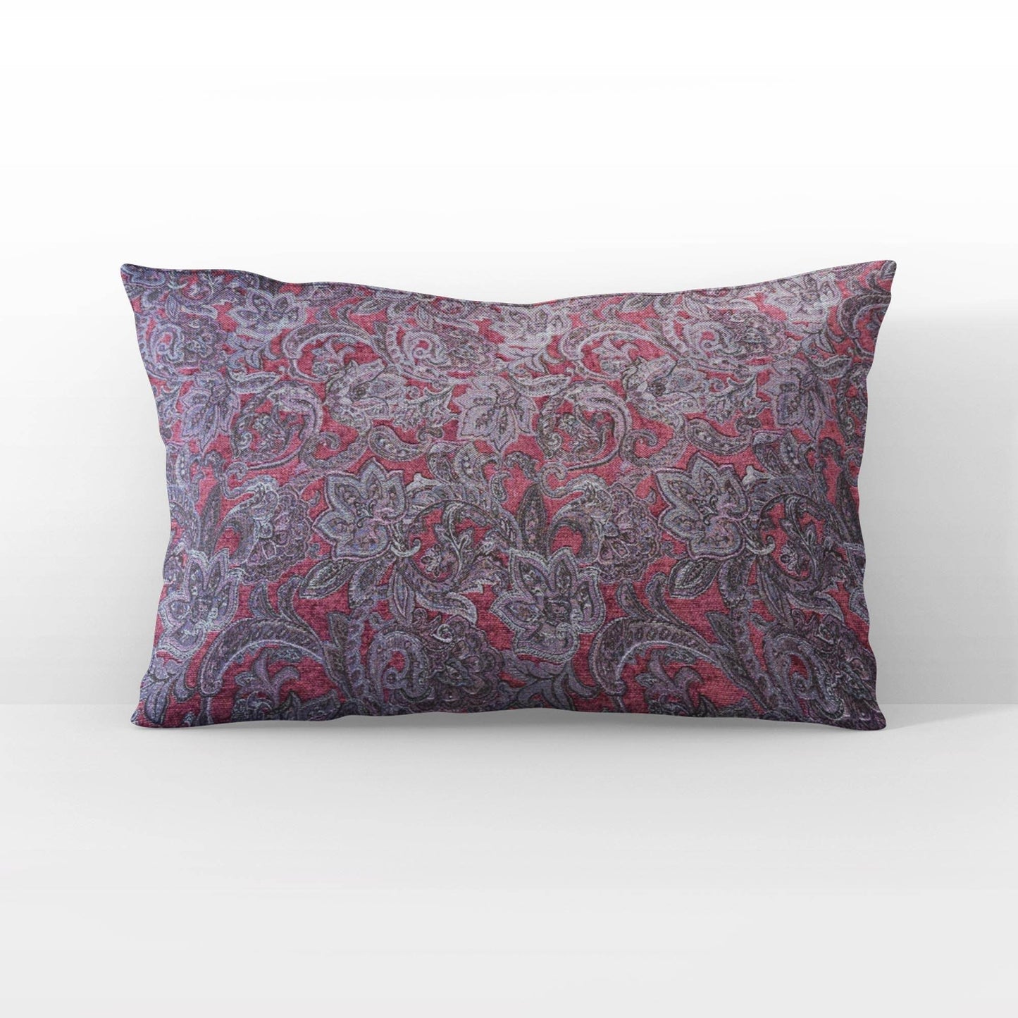 Plutus Purple Lavender Elegance Paisley Luxury Throw Pillow - Plutus Brands