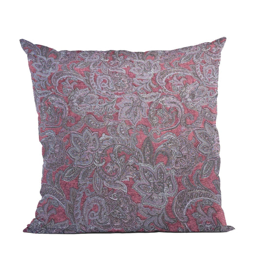 Plutus Purple Lavender Elegance Paisley Luxury Throw Pillow - Plutus Brands