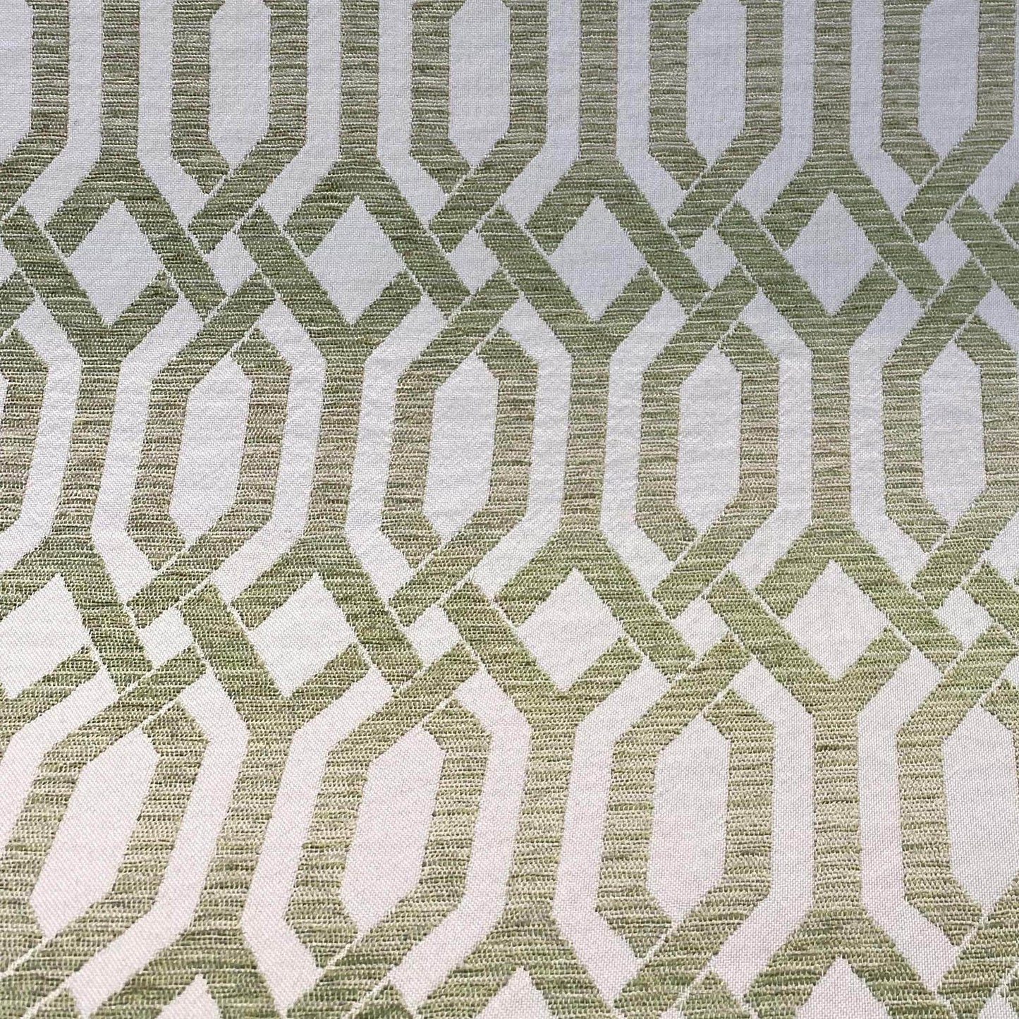 Plutus Green Beige Serene Meadow Imperial Trellis Luxury Throw Pillow - Plutus Brands