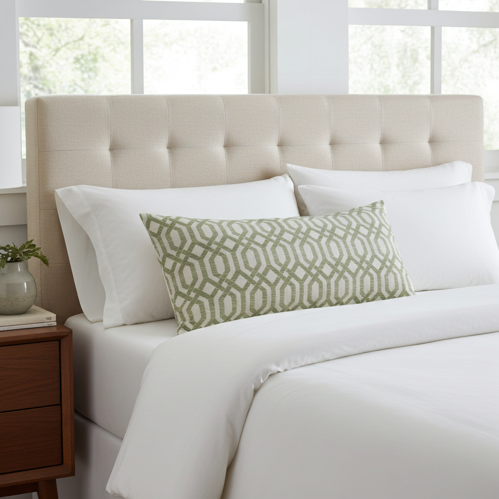 Plutus Green Beige Serene Meadow Imperial Trellis Luxury Throw Pillow
