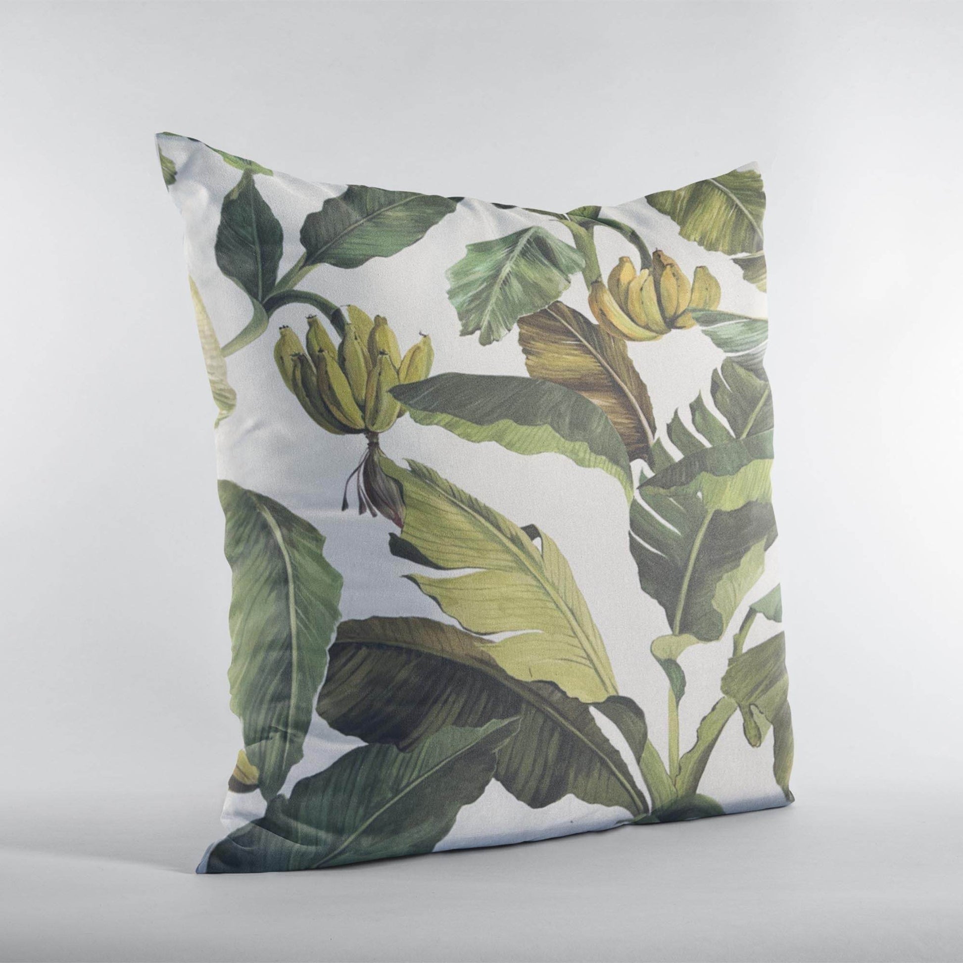 Plutus Green Beige Garden Bliss Floral Luxury Throw Pillow - Plutus Brands