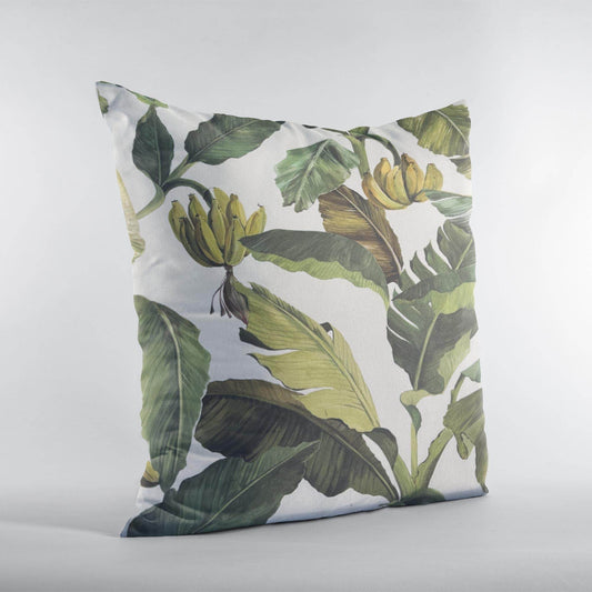 Plutus Green Beige Garden Bliss Floral Luxury Throw Pillow - Plutus Brands