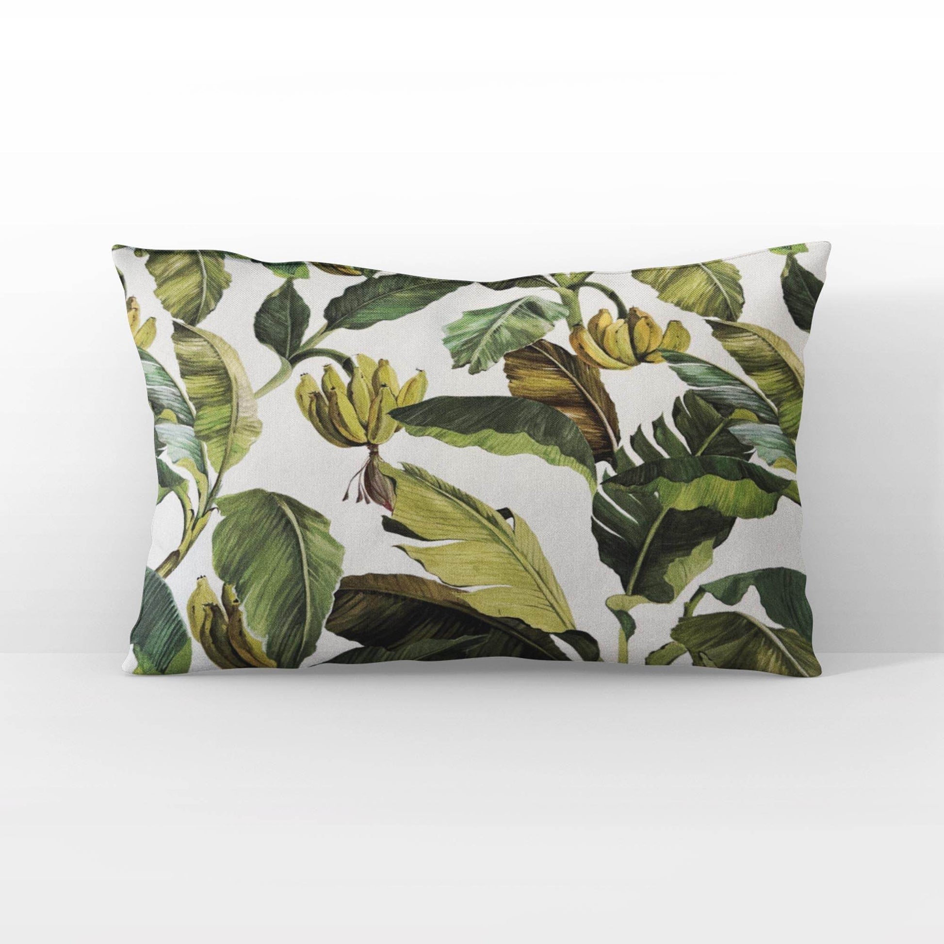Plutus Green Beige Garden Bliss Floral Luxury Throw Pillow - Plutus Brands