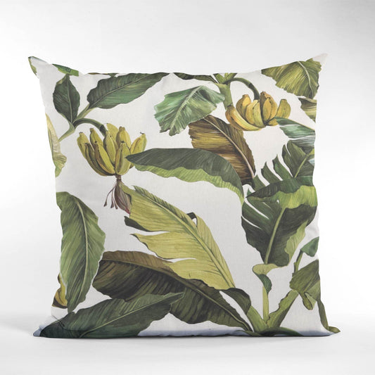 Plutus Green Beige Garden Bliss Floral Luxury Throw Pillow - Plutus Brands