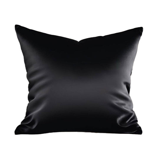 Plutus Black Midnight Luxe Velvet Luxury Throw Pillow - Plutus Brands