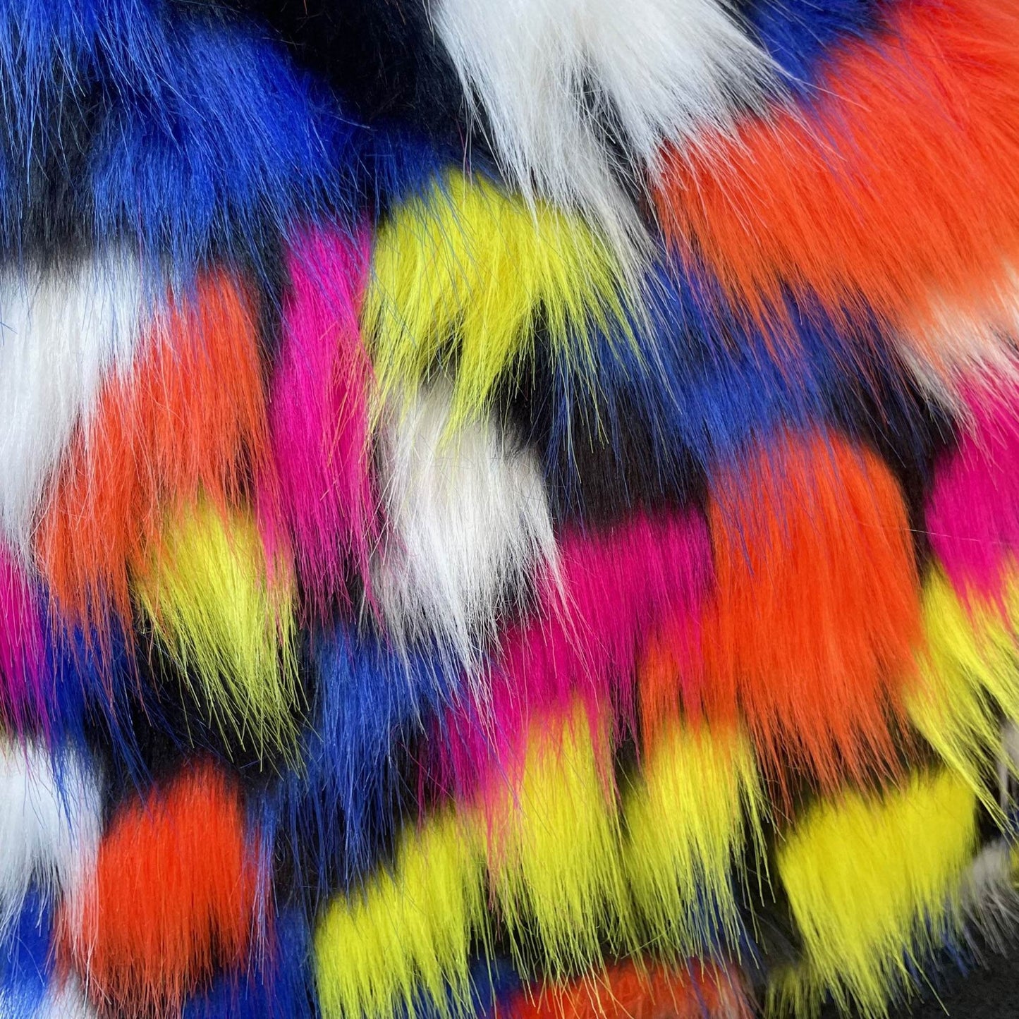 Plutus Purple, Yellow, Black Amazonian Bird Animal Faux Fur Luxury Throw Pillow - Plutus Brands