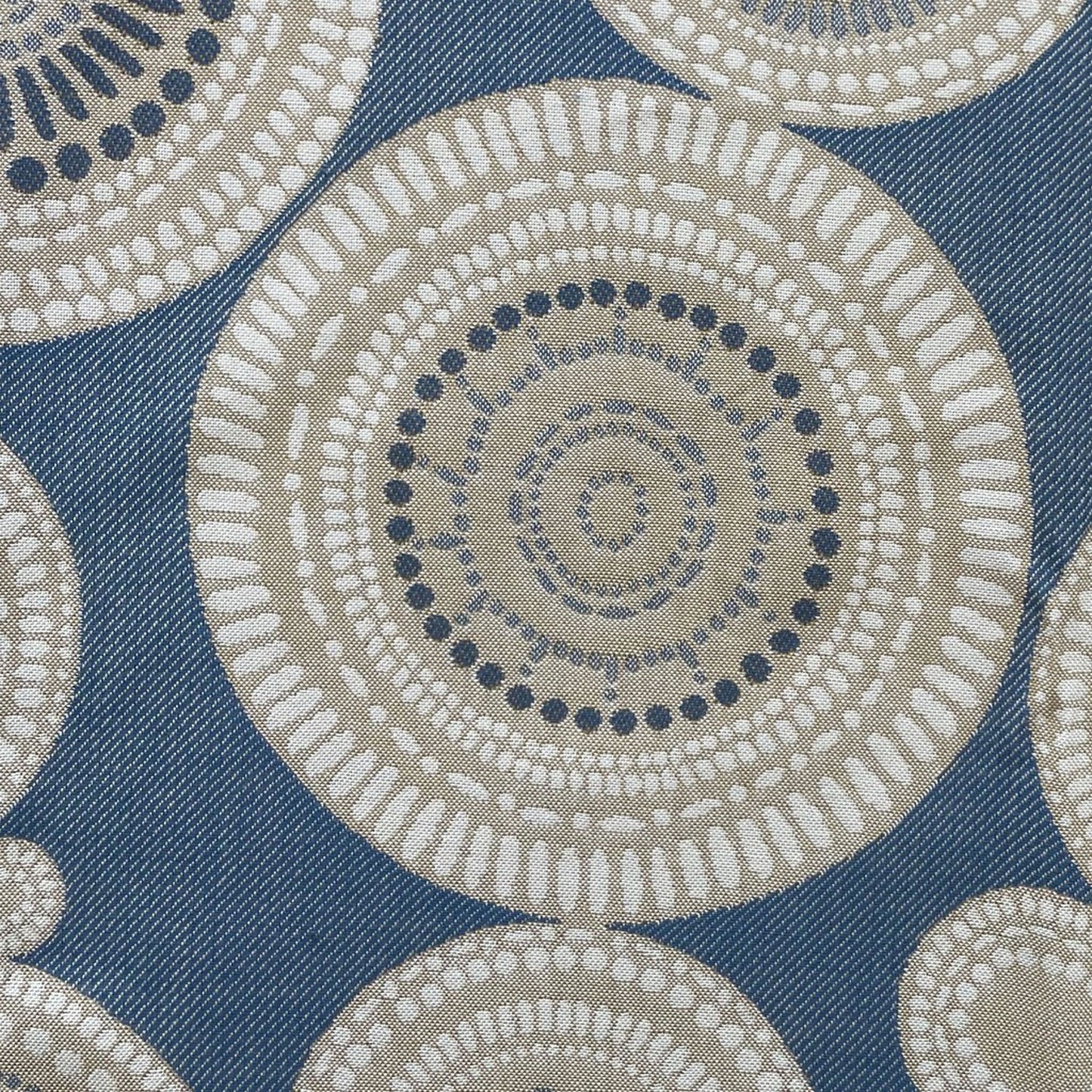 Seashell Haven Blue, cream Motif Luxury Throw Pillow