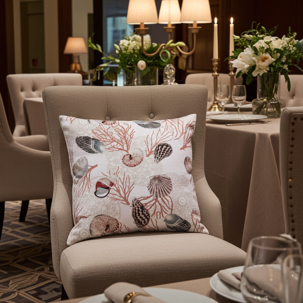 Underthesea Multi Floral Luxury Throw Pillow