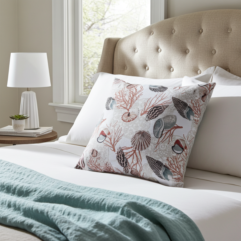 Underthesea Multi Floral Luxury Throw Pillow