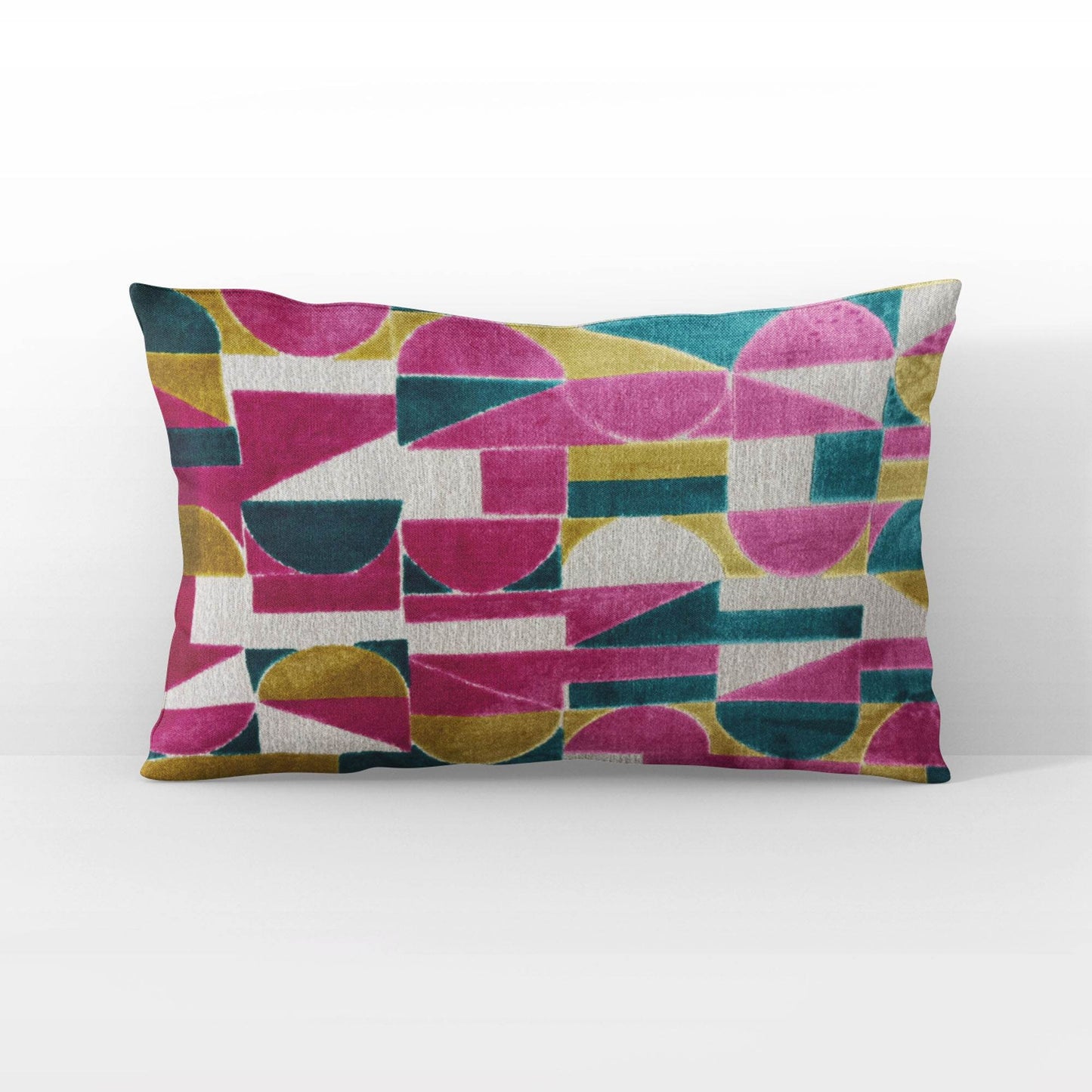 Plutus Kaleidoscope Dreams Abstract Multicolor Velvet Luxury Throw Pillow - Plutus Brands