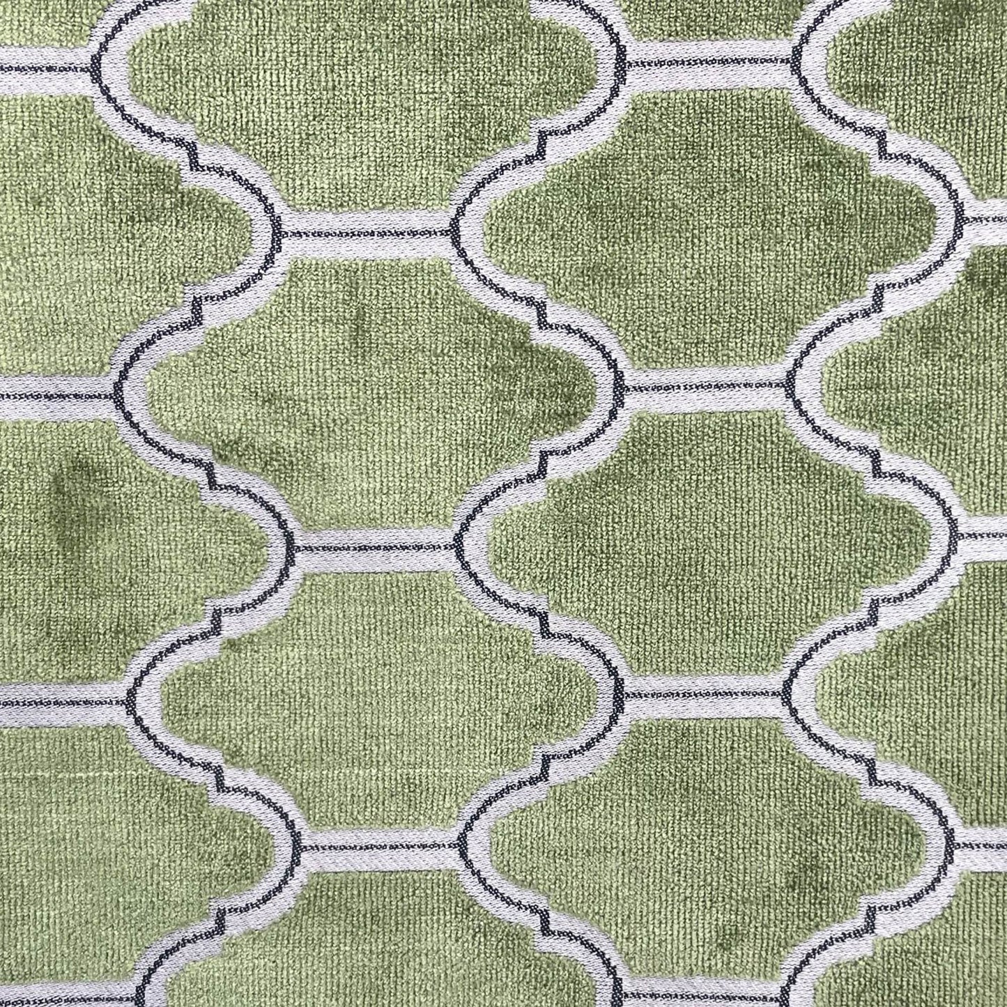 Plutus Green Royal Arches Geometric Luxury Throw Pillow - Plutus Brands
