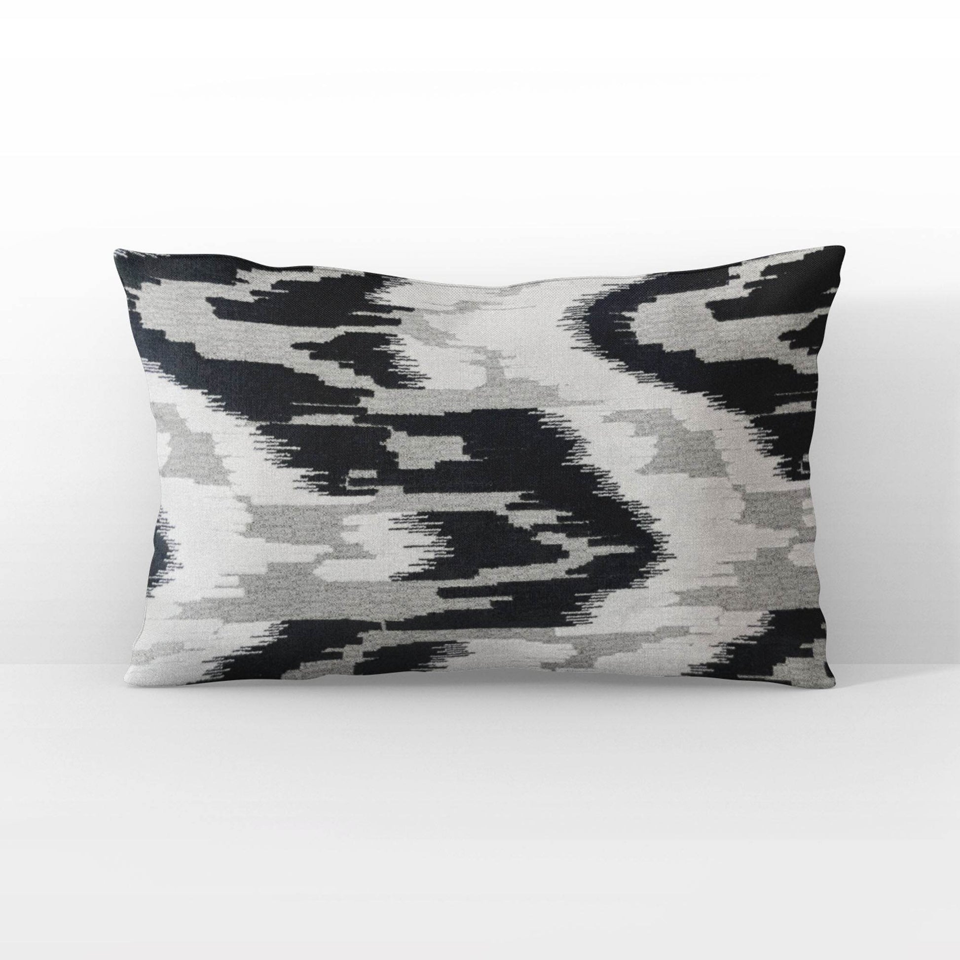 Plutus Velvet Glamour Black, White, Cream Handmade Luxury Pillow - Plutus Brands