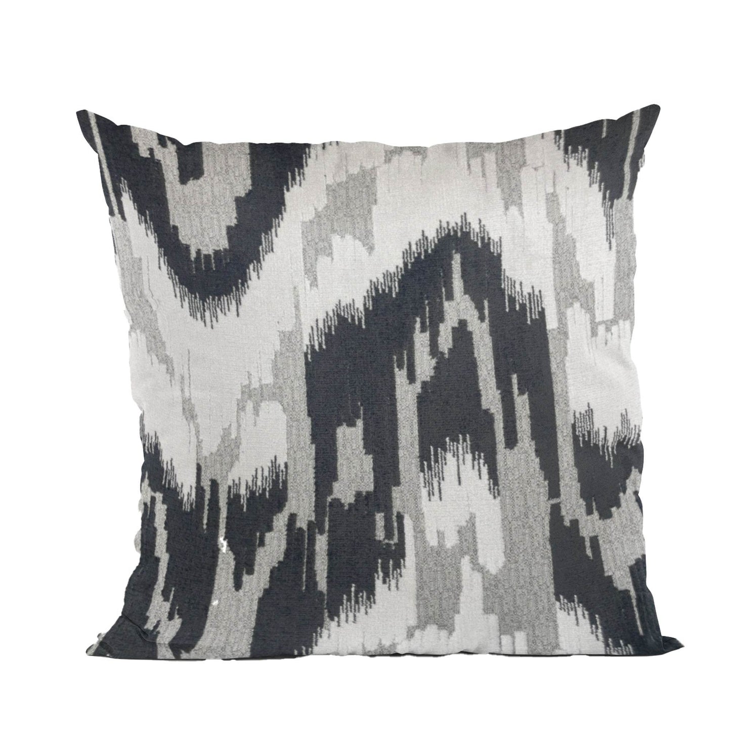 Plutus Velvet Glamour Black, White, Cream Handmade Luxury Pillow - Plutus Brands