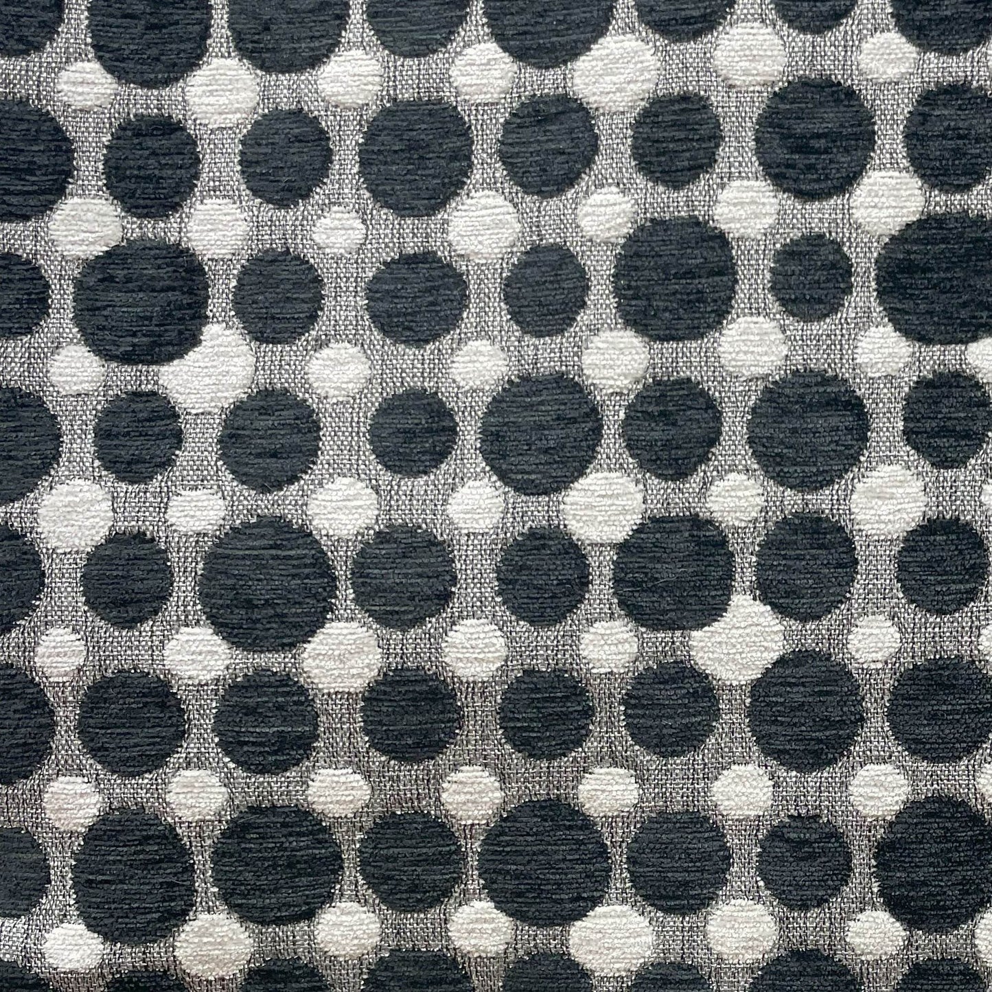 Plutus Majestic Orb Circle Black White Velvet Luxury Throw Pillow - Plutus Brands