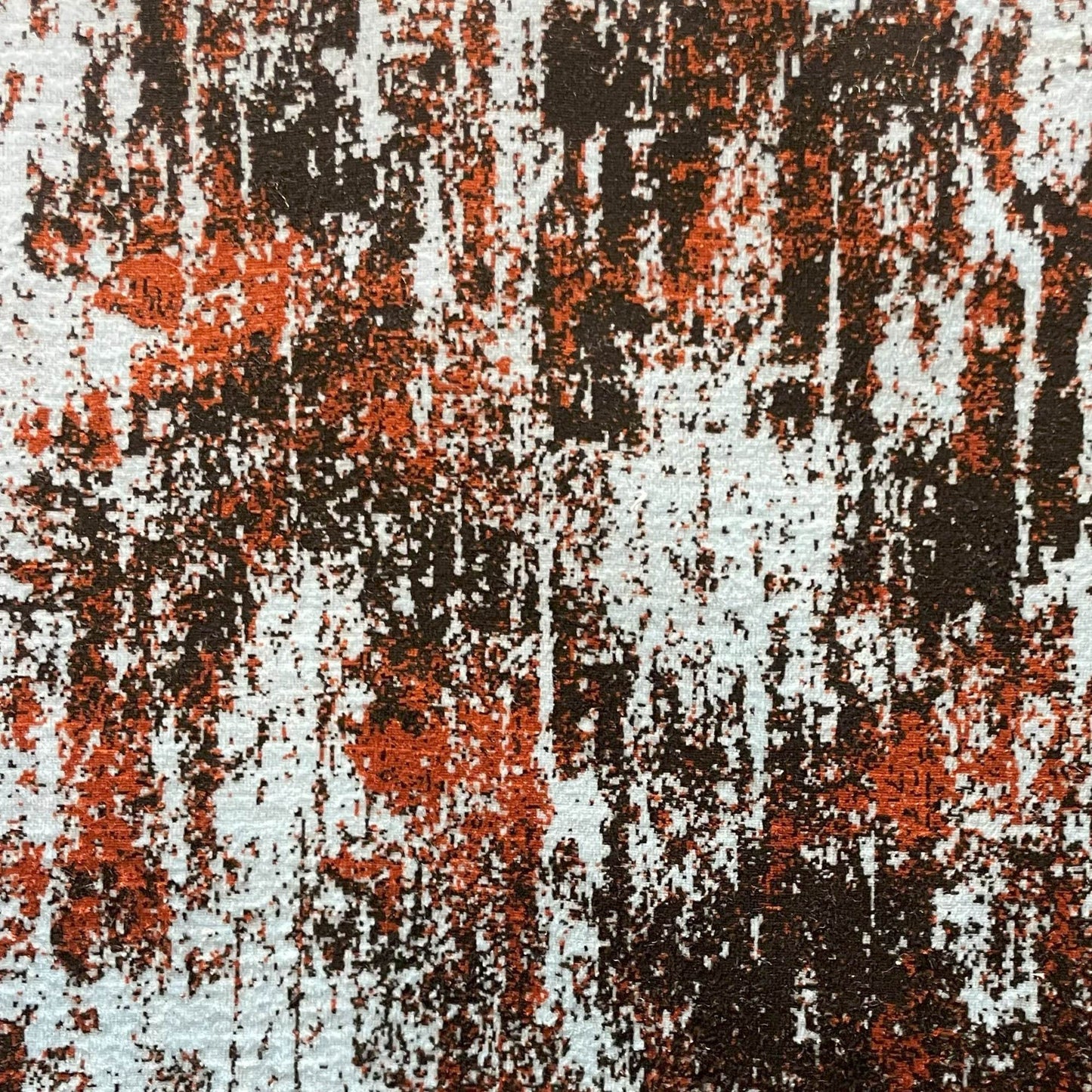 Plutus Weathered Texture iKat Red Black Gray Velvet Luxury Throw Pillow - Plutus Brands