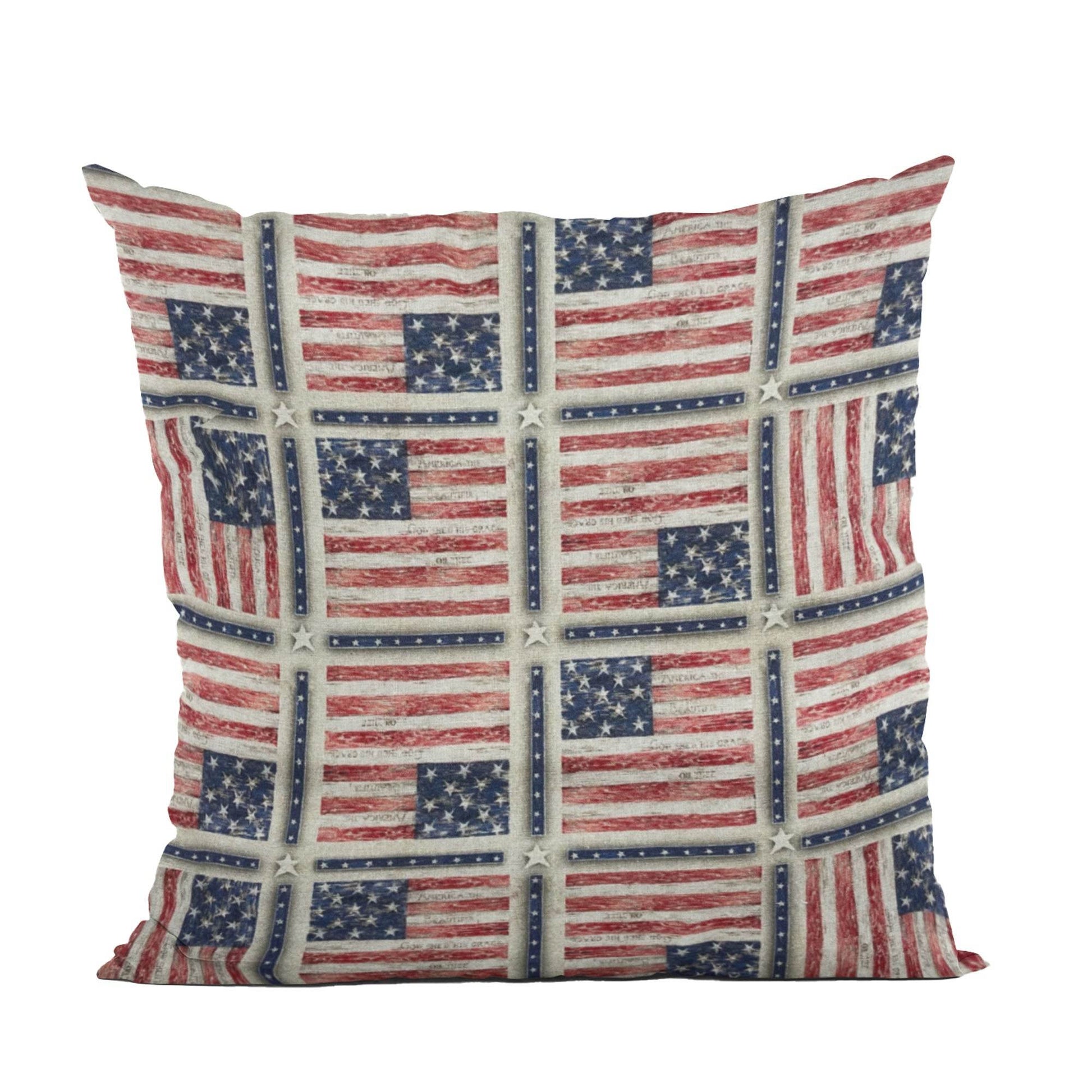 Plutus Patriotic Elegance Luxury American Flag Pillow - Plutus Brands