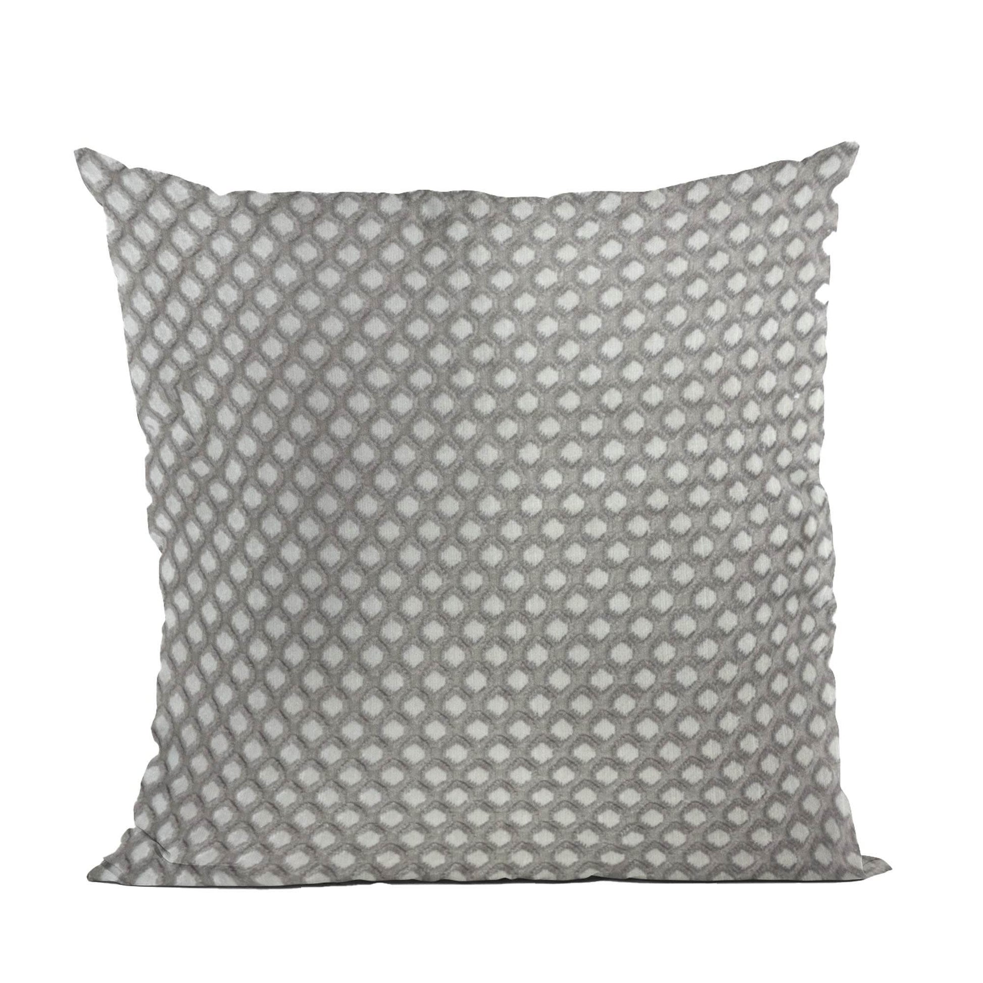 Diamant Beige and Brown Luxury Throw Pillow - Plutus Brands