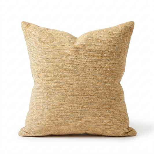 Ebony Russet Textured Luxury Throw Pillow
