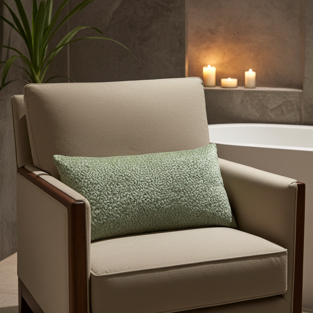 Mulberry Lasso Green Tones Luxury Throw Pillow