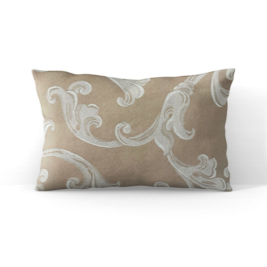 Golden Arabella Vine in Bronze Tones Luxury Throw Pillow