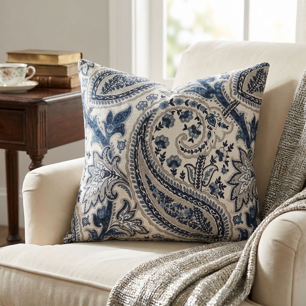 Tulip Safari Multicolor Luxury Throw Pillow