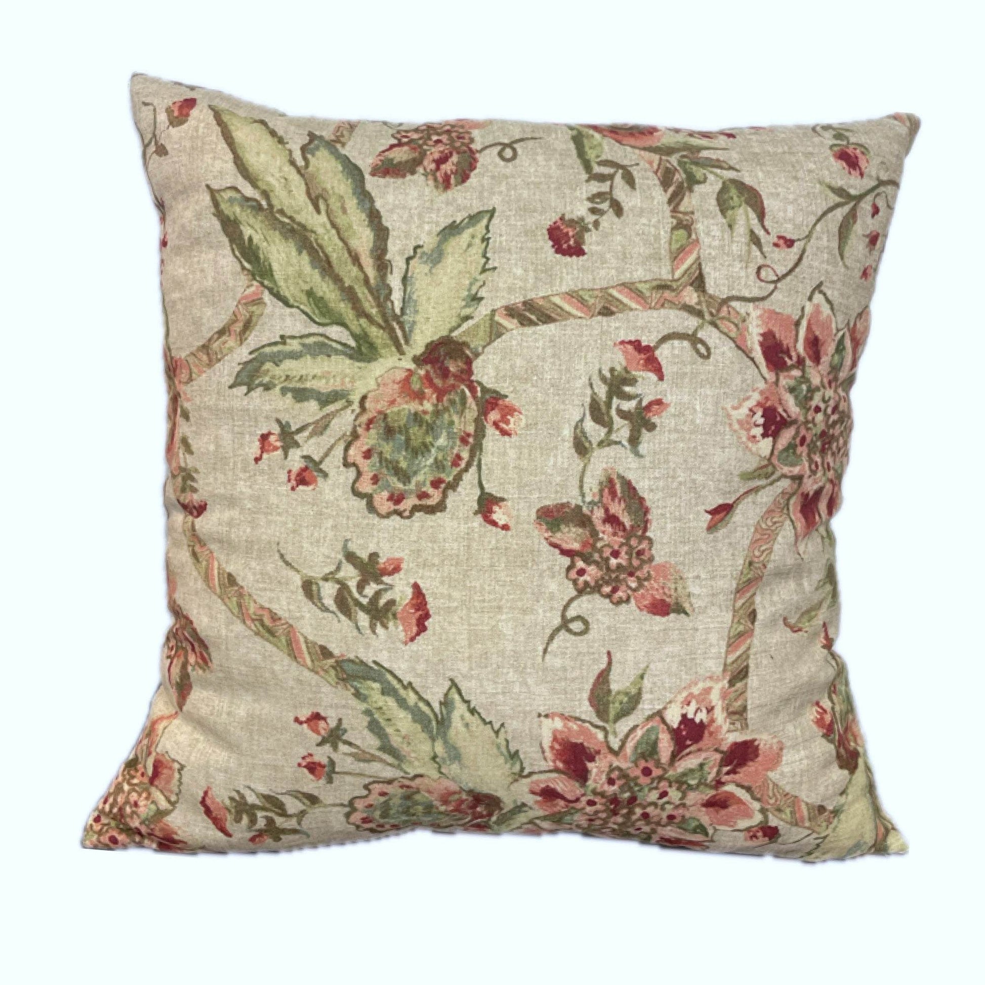 Garden Secrets Multicolor Luxury Throw Pillow - Plutus Brands