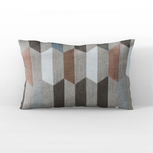 Gladstone Tiles Multicolor Luxury Throw Pillow
