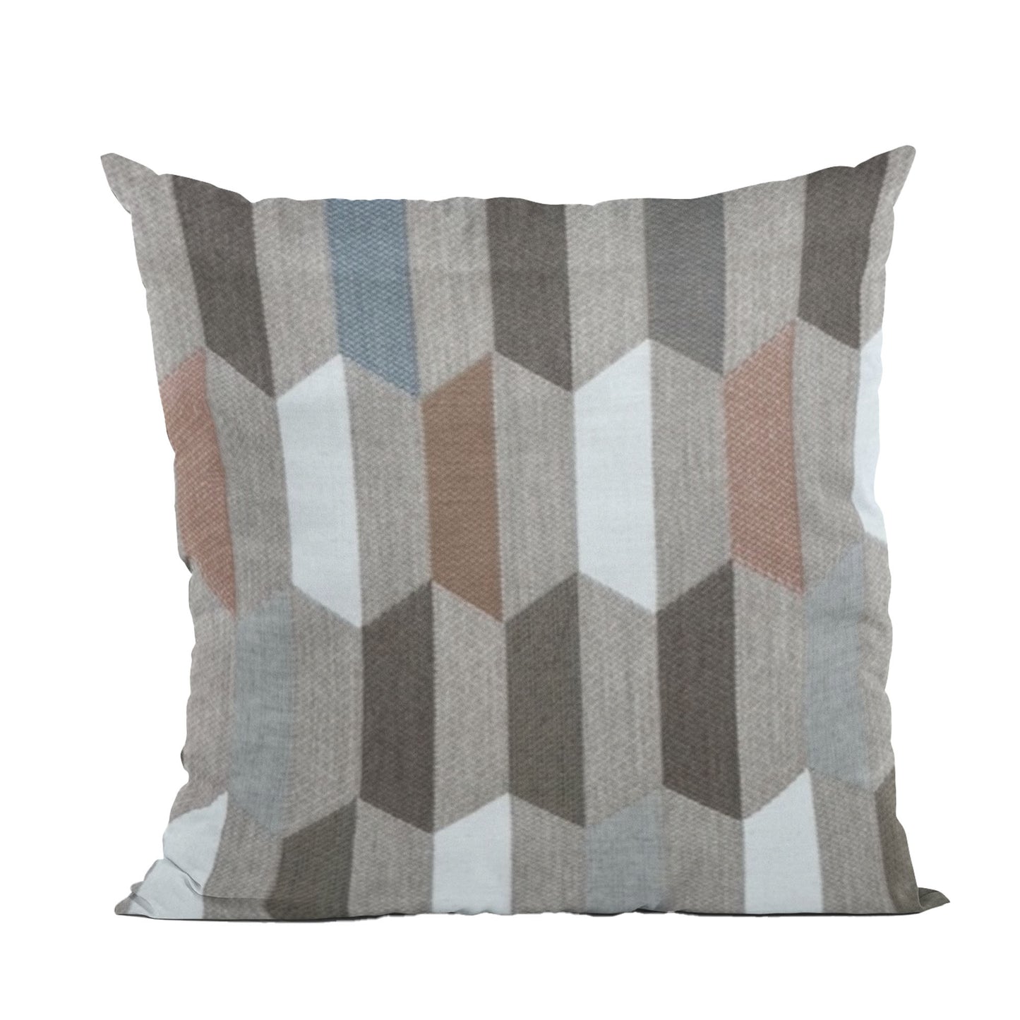 Gladstone Tiles Multicolor Luxury Throw Pillow