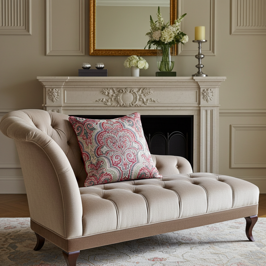 Parisian Vibes Purple Geometric Luxury Outdoor/Indoor Throw Pillow