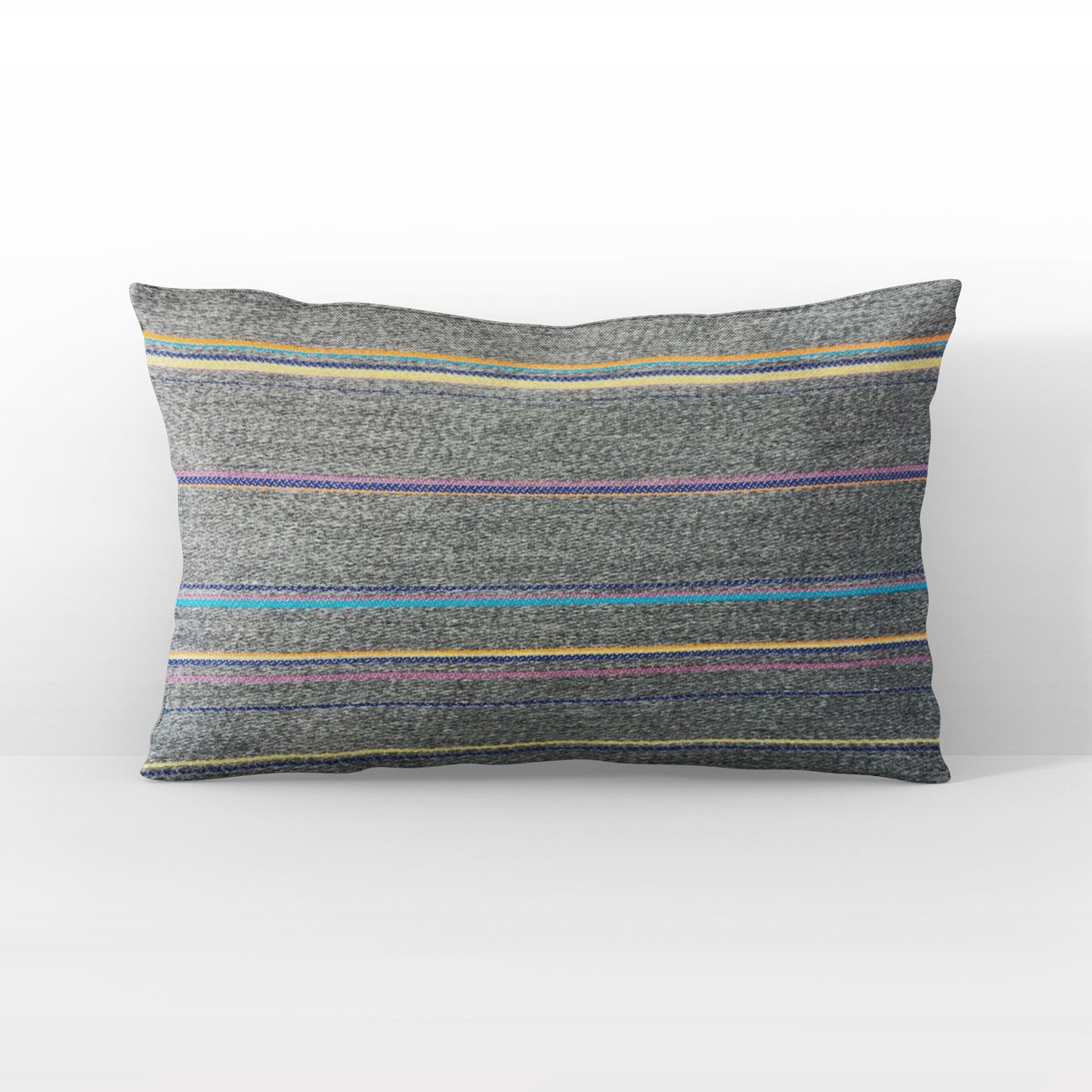 Acai Crush Berry Olive and Gray Handmade Luxury Pillow