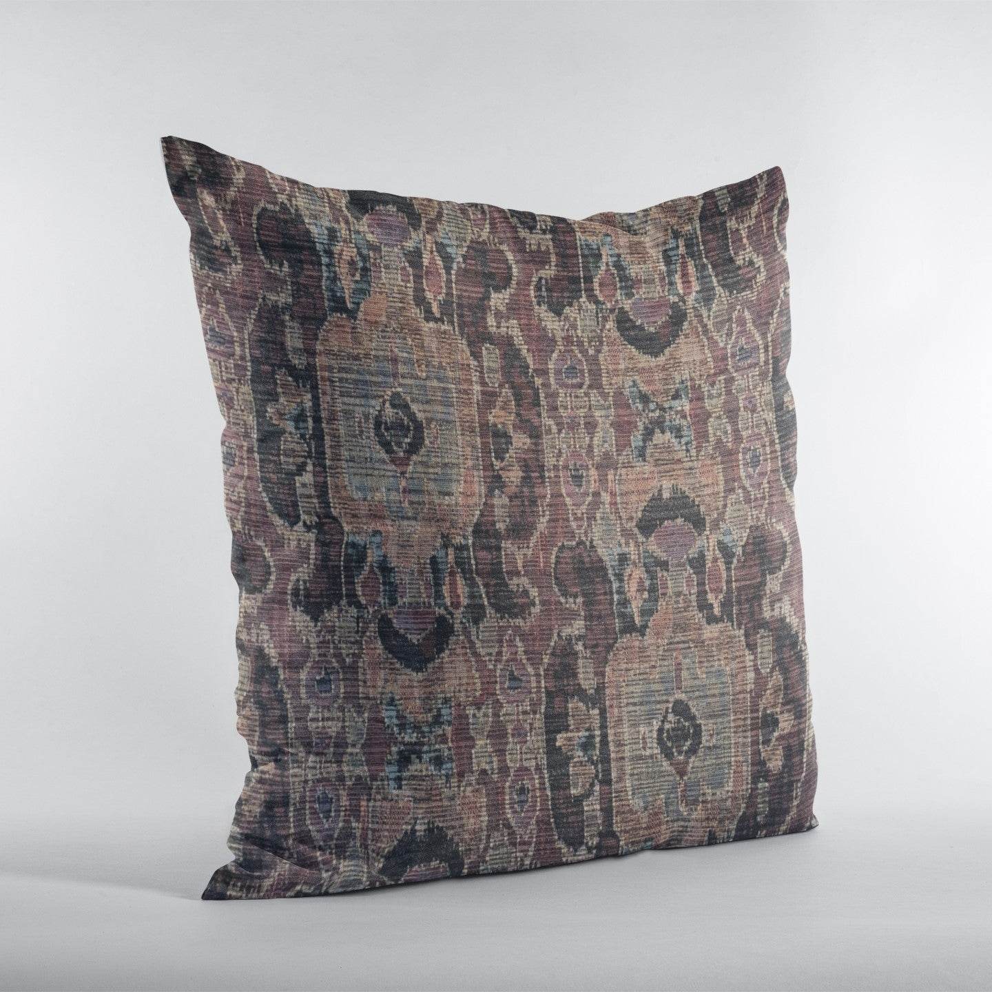 Sonoma Canyon Magenta Coral and Blue Handmade Luxury Pillow - Plutus Brands