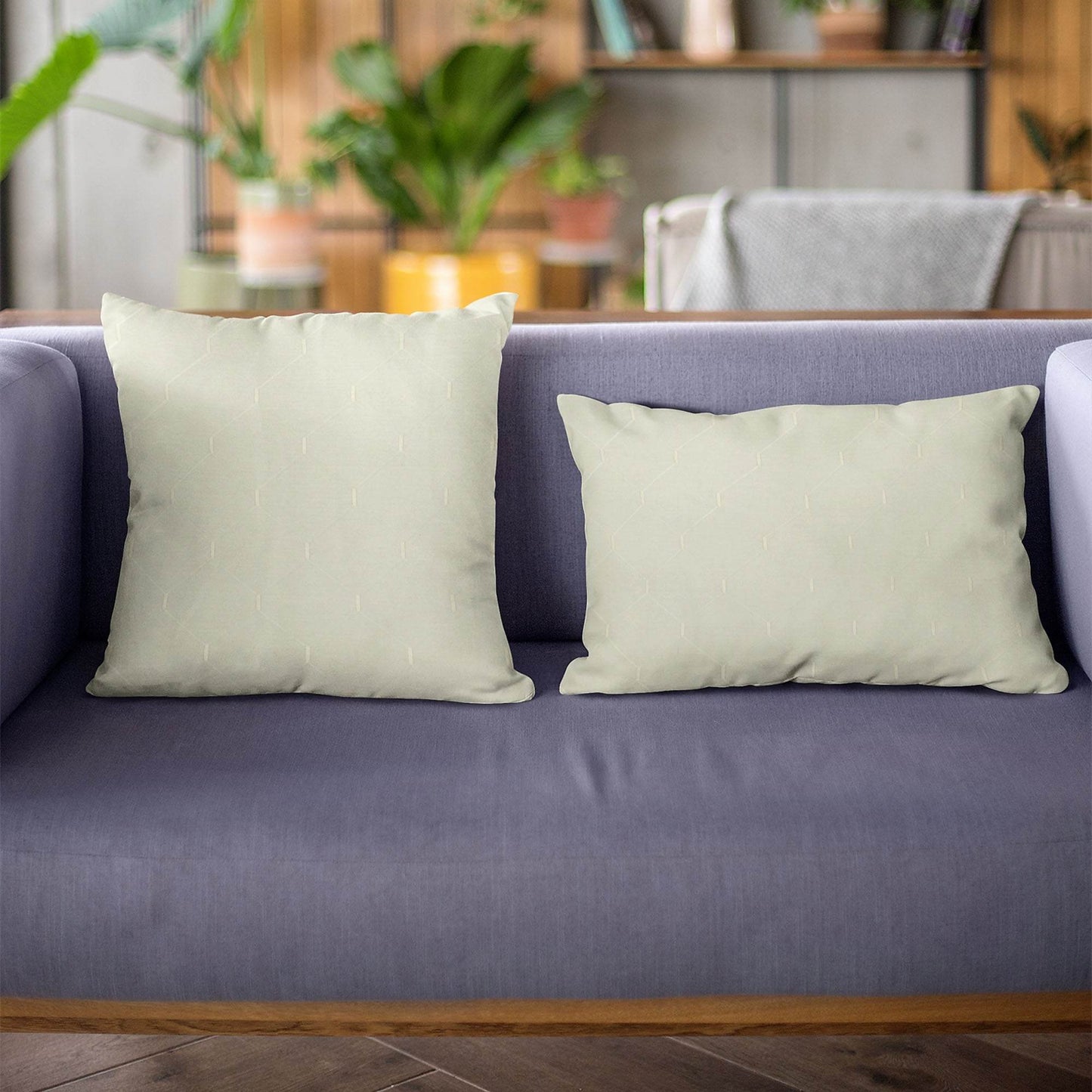 Plutus White Kona Embroydery, Some Shine To This Pattern Luxury Throw Pillow - Plutus Brands