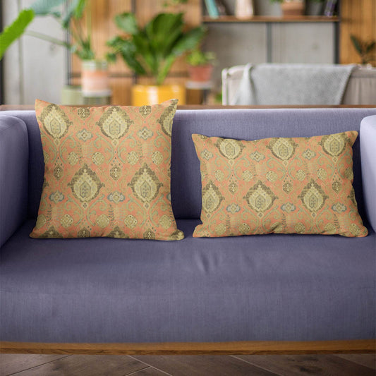 Plutus Terracotta Romero Woven Luxury Throw Pillow - Plutus Brands