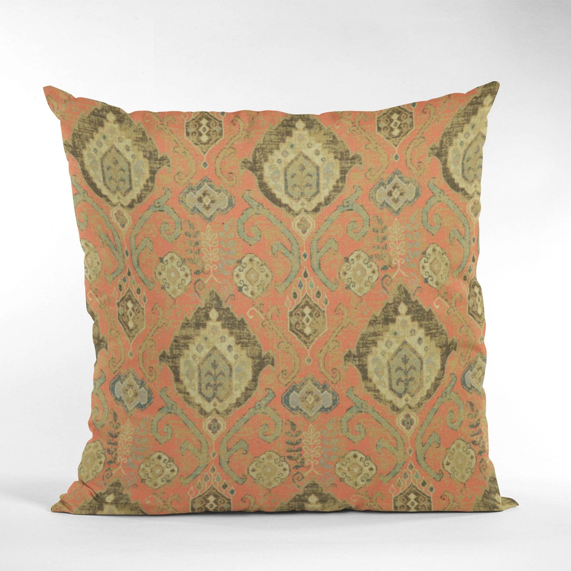 Plutus Terracotta Romero Woven Luxury Throw Pillow - Plutus Brands