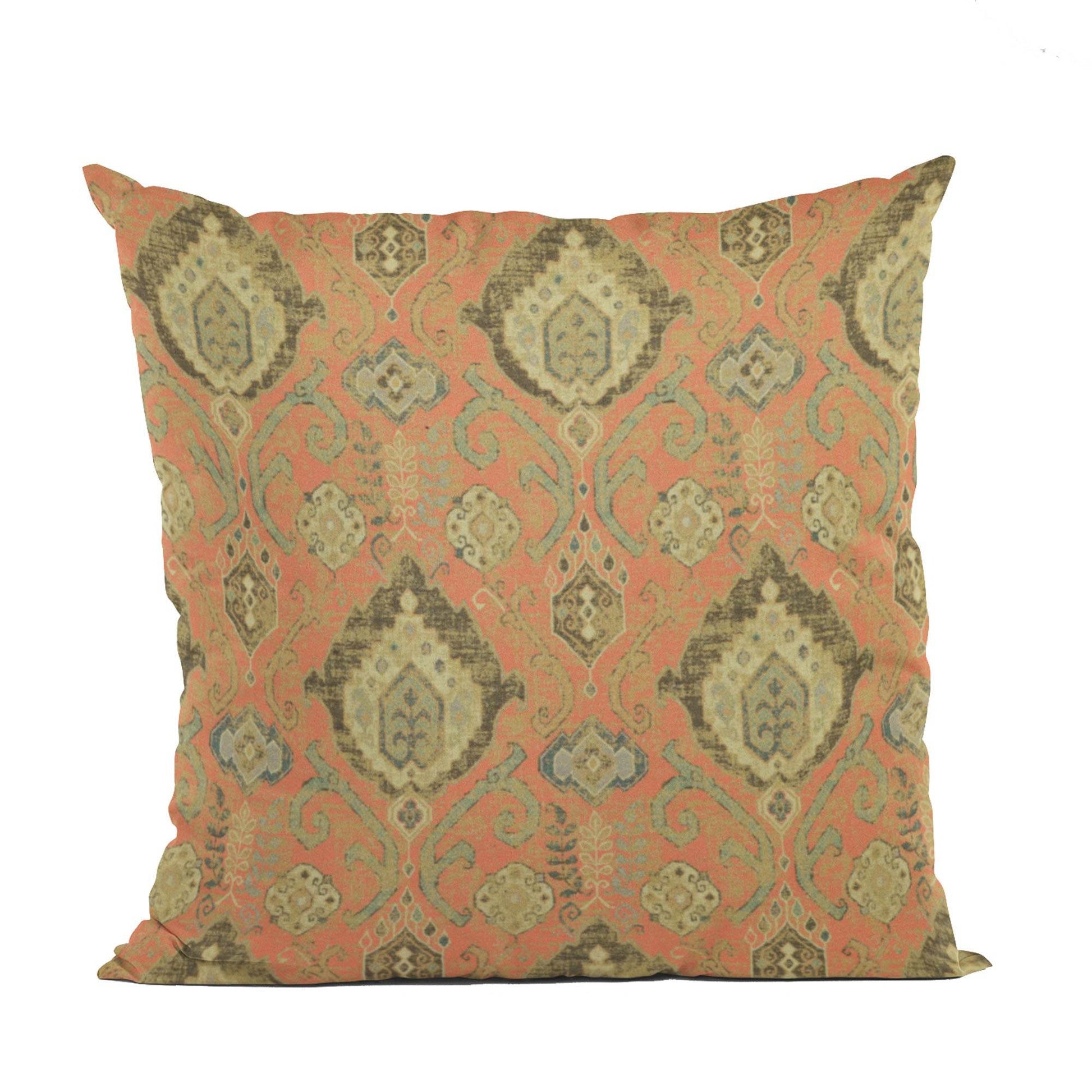 Plutus Terracotta Romero Woven Luxury Throw Pillow - Plutus Brands