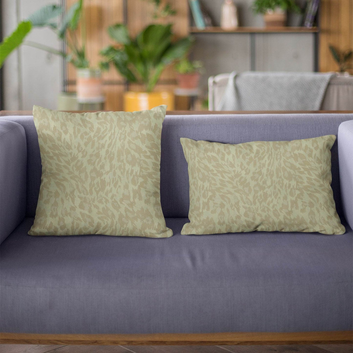 Plutus Stonewash Cheetah Embroydery Luxury Throw Pillow - Plutus Brands