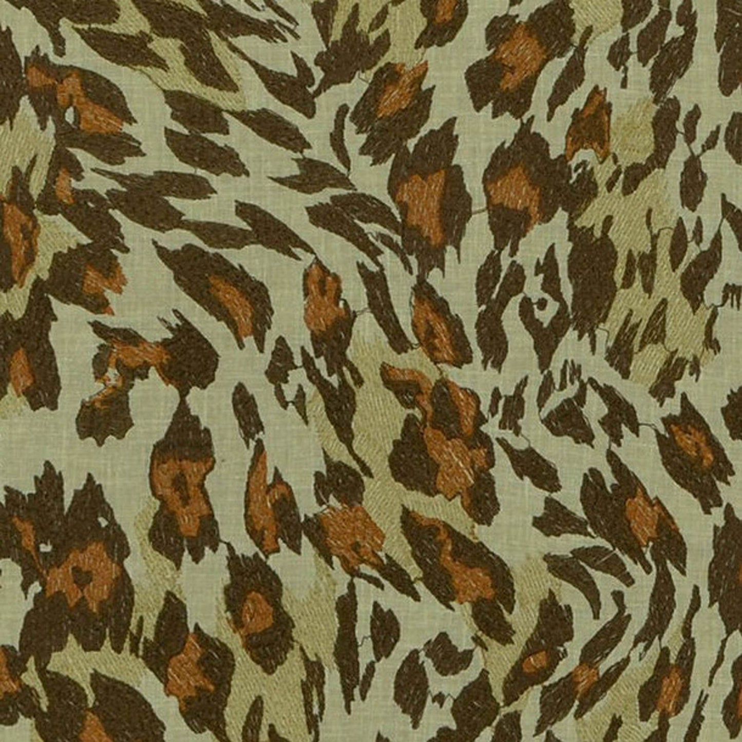 Plutus Safari Cheetah Embroydery Luxury Throw Pillow - Plutus Brands