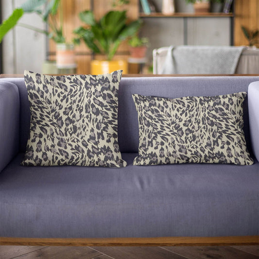 Plutus Granite Cheetah Embroydery Luxury Throw Pillow - Plutus Brands