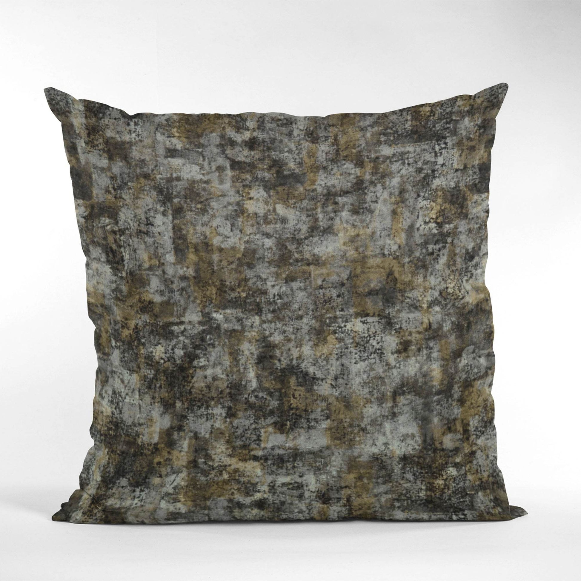 Plutus Twilight Hidden Island Velvet With Foil Printing On Top Luxury Throw Pillow - Plutus Brands