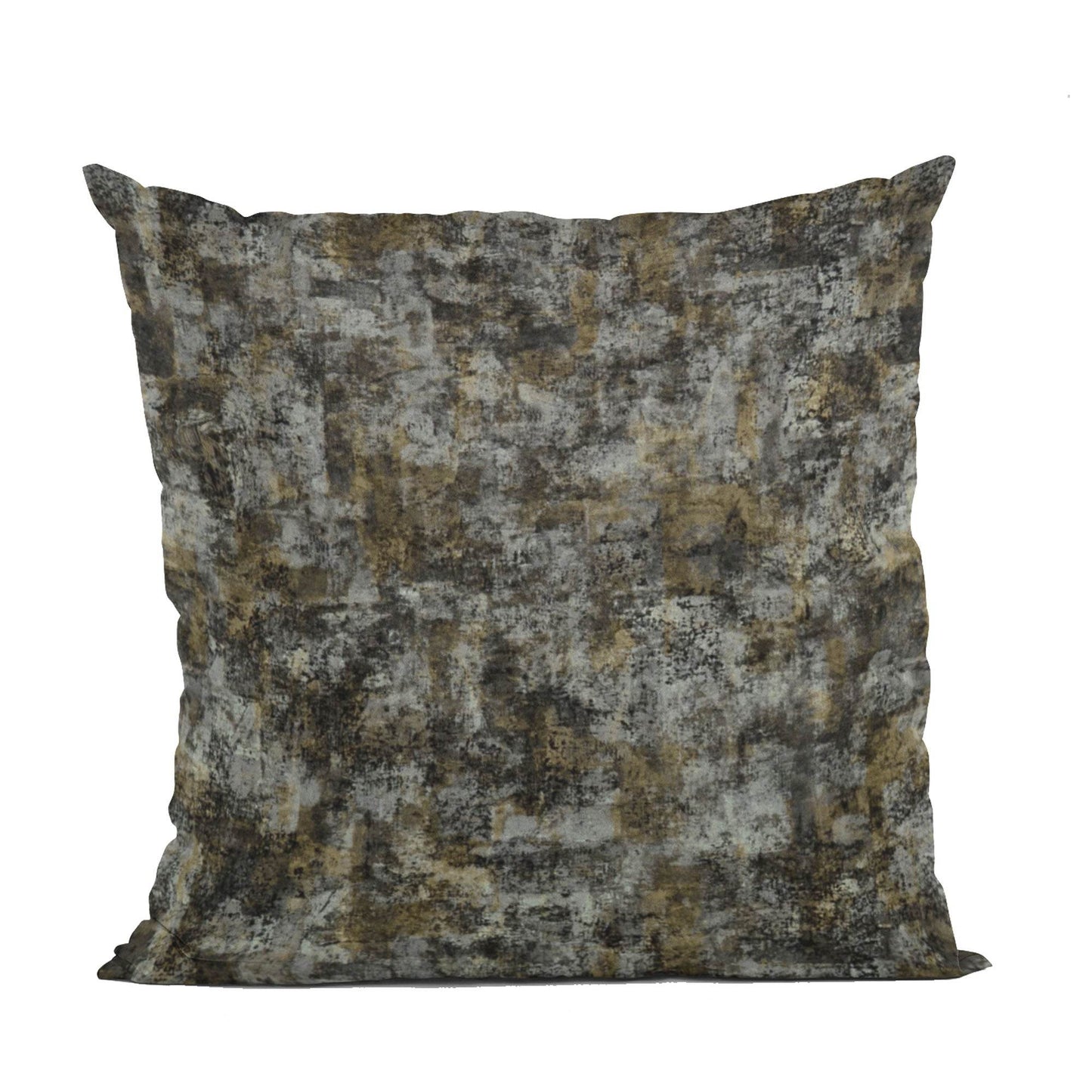Plutus Twilight Hidden Island Velvet With Foil Printing On Top Luxury Throw Pillow - Plutus Brands