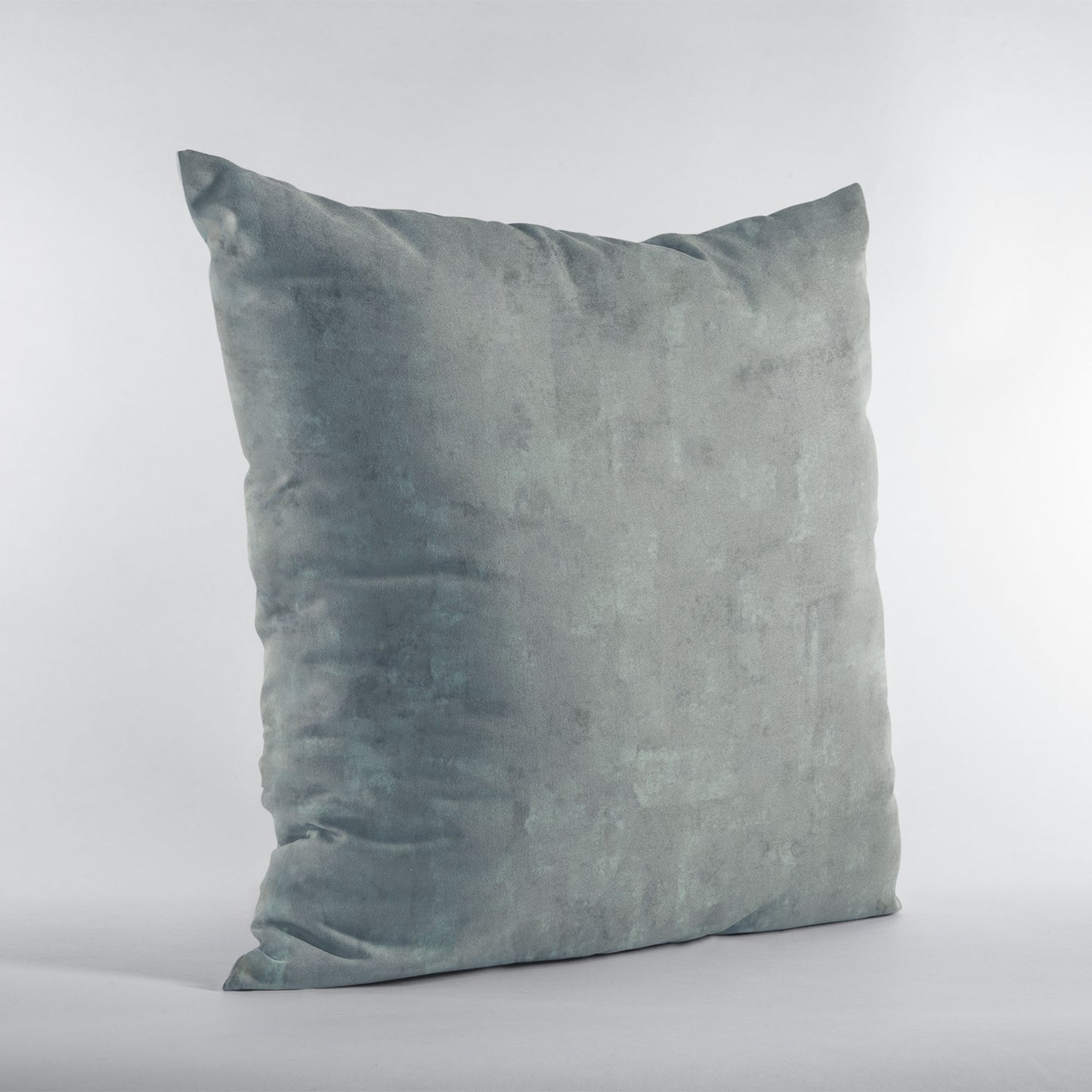 Plutus Gunmetal Hidden Island Velvet With Foil Printing On Top Luxury Throw Pillow
