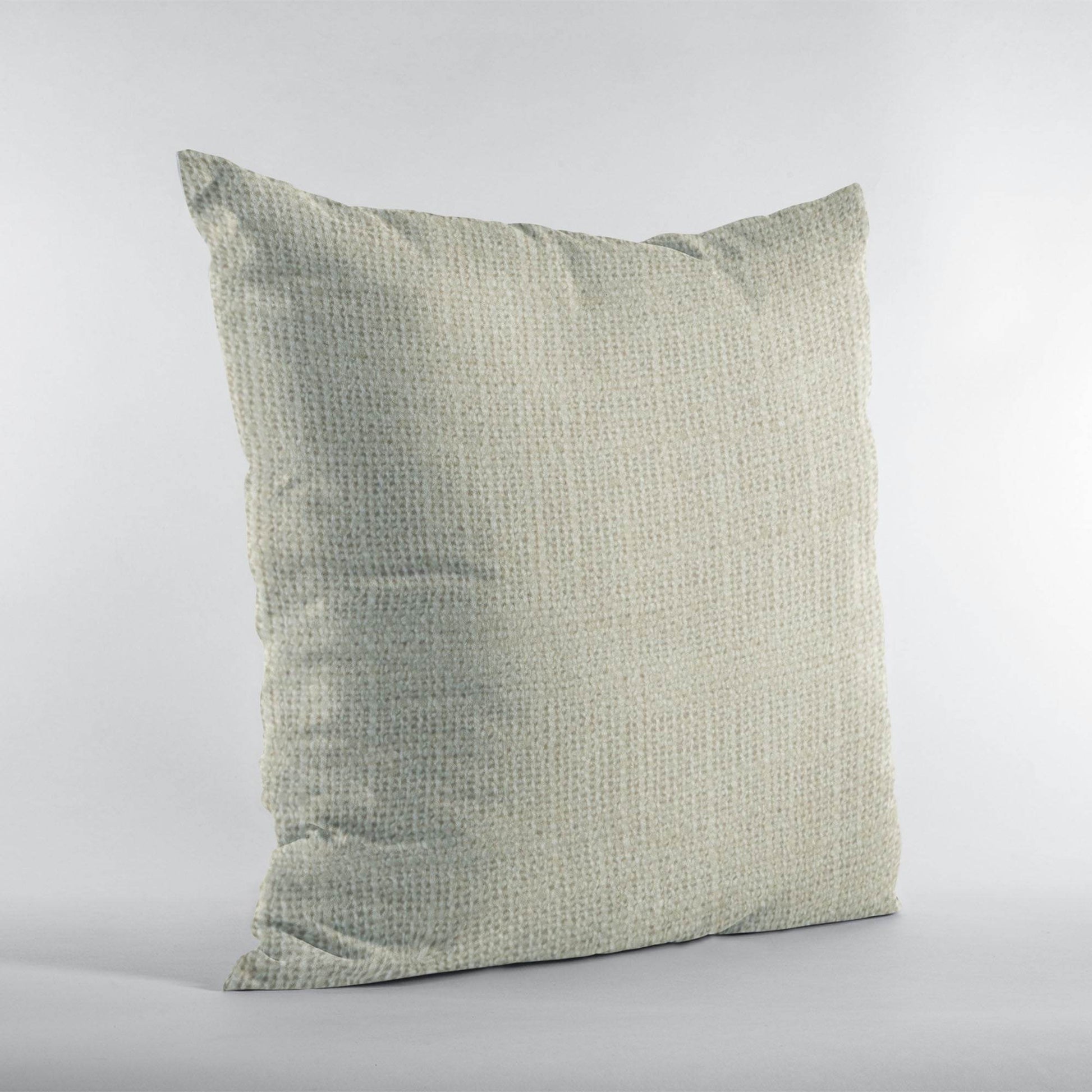 Plutus Vanilla Wall Textured Solid, With Open Weave. Luxury Throw Pillow - Plutus Brands